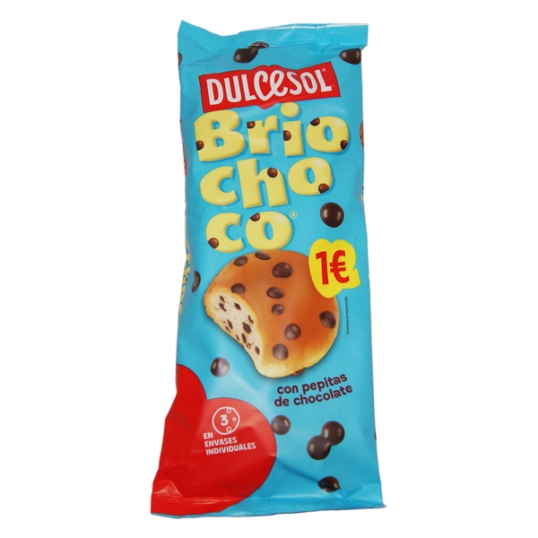 SNACK DULCESOL BRIOCHOCO C/P.120G