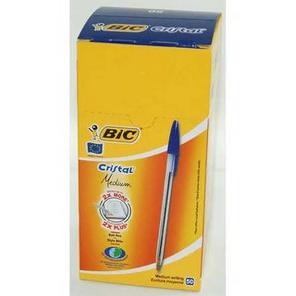 BALLPOINT BIC CRISTAL BLUE CX50