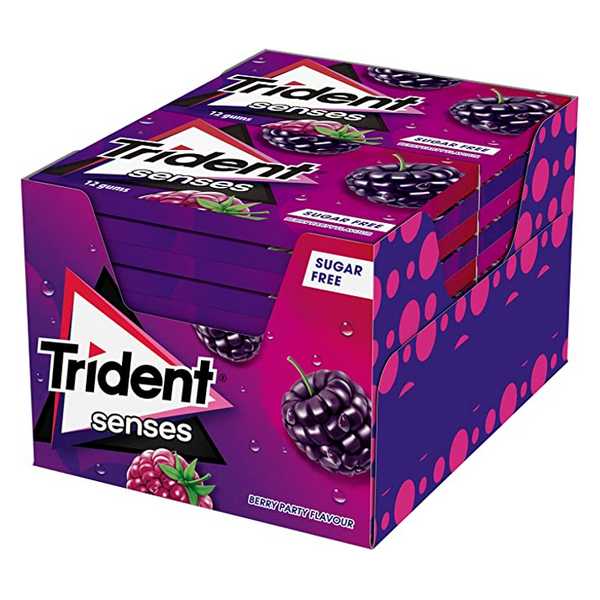 TRIDENT SENSES BERRY PARTY 12