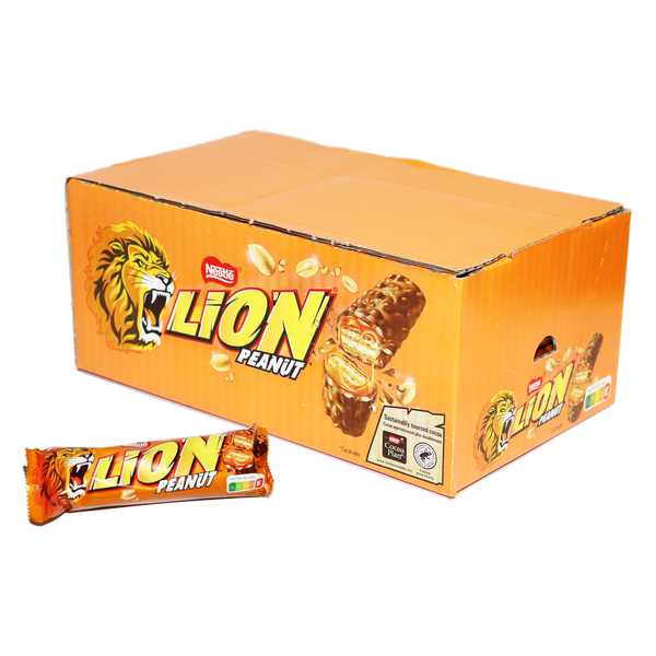 CHOCOLATE LION PEANUTS 24X41G