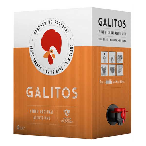 WINE GALITOS ALENTEJO BCO PCT 5L