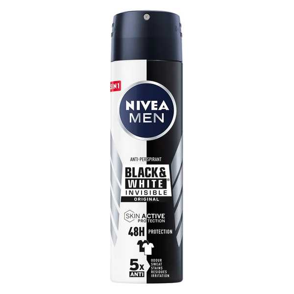DEODORANT NIVEA SPR M. B&W.ORIG.200ML