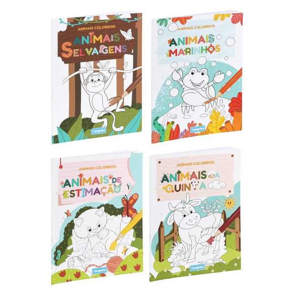 BOOK ANIMALS COLORIDOS PI5560