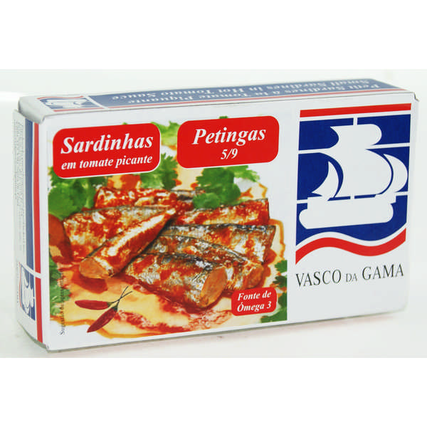 SMALL SARDINES V.GAMA TOMATO PIC.90G