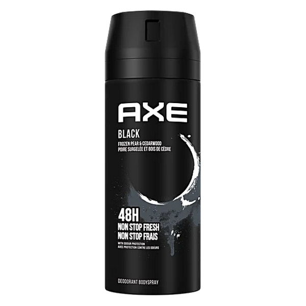 DEODORANT AXE SPR BLACK 150ML