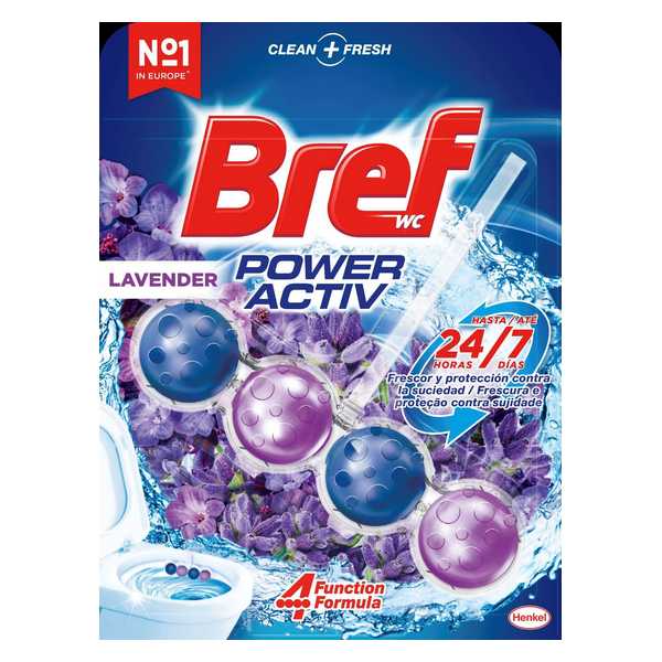 TOILET BLOCK BREF P/ACT.LAVANDA 50G