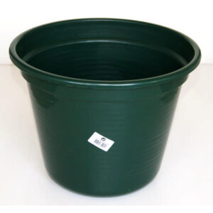 VASE BELL GREEN PLAST.35CM