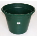 VASE BELL GREEN PLAST.41CM