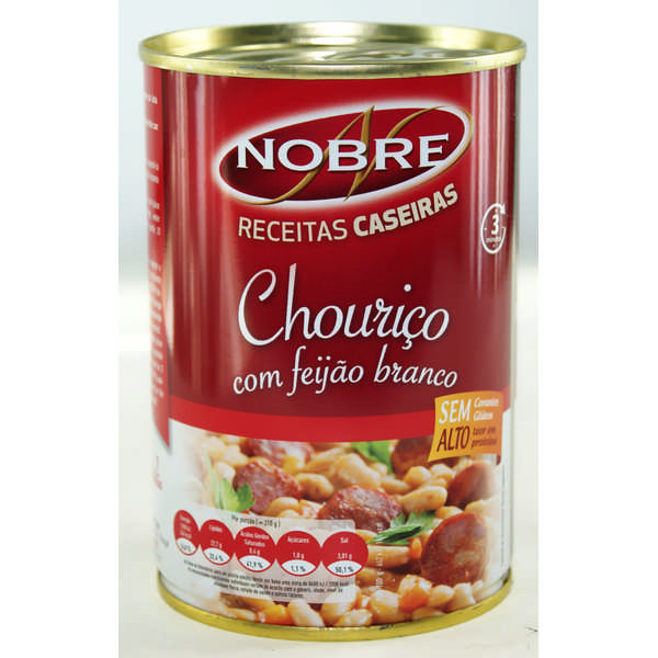 CHORIZO C/FEIJ.BR.NOBRE 420G