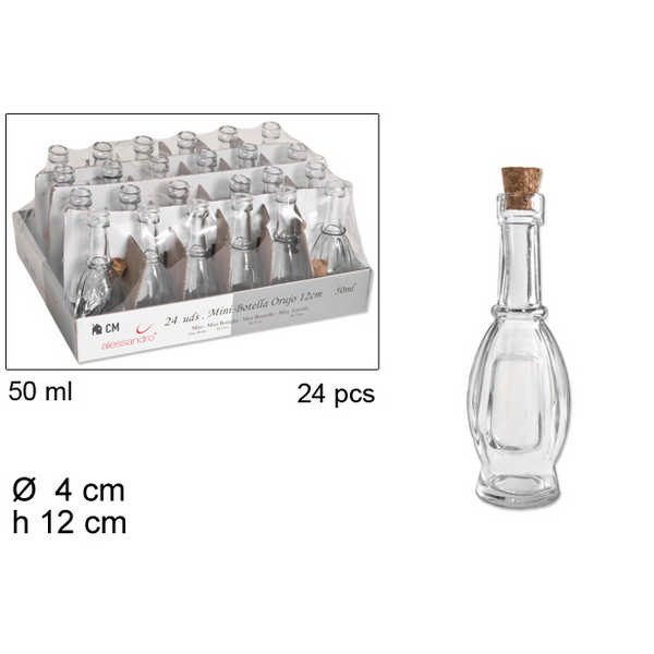 BOTTLE GLASS C/R.12CM 054408