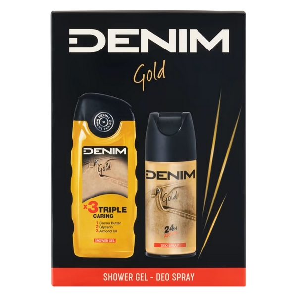 PACK DENIM GOLD GEL BANHO+DEO