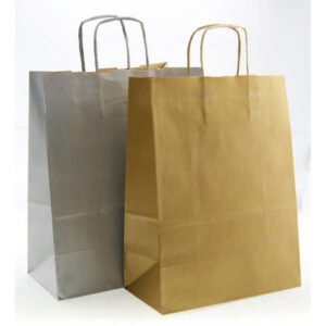BAG PAPER 24X10X32CM OURO/PRA