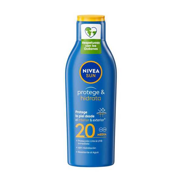 SUN CREAM NIVEA LOÇ.PR&HIDR.20 200M