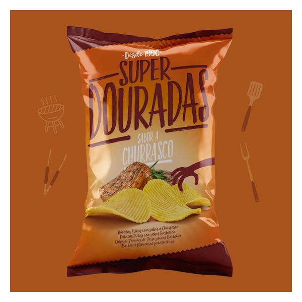 POTATO CHIPS SUPER DOUR.CHURRASCO 40G