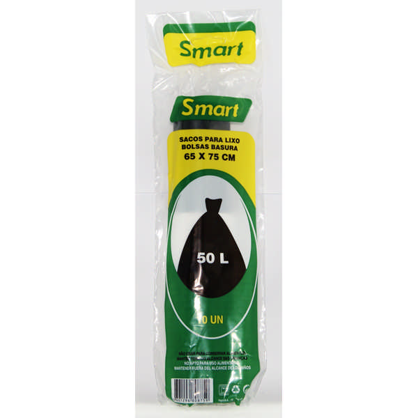 BAG LIXO SMART 65X75 50L 10