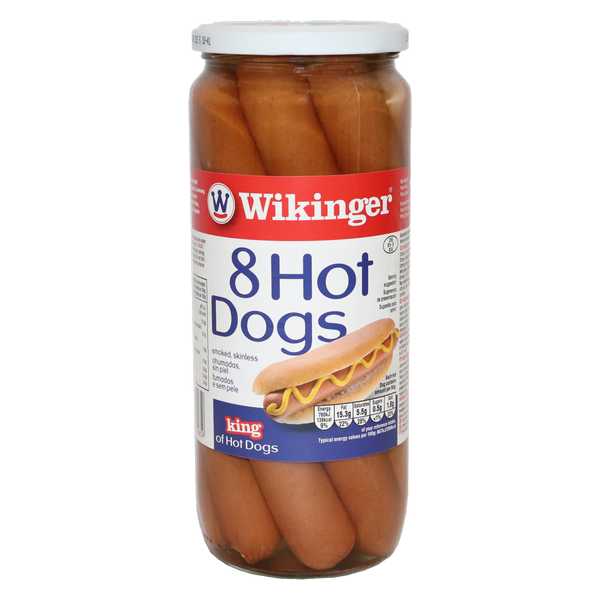 SAUSAGES WIKINGER H-DOG 8UN 1
