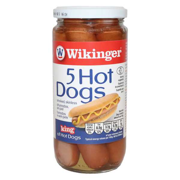 SAUSAGES WIKINGER H-DOG 5UN 380G