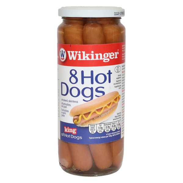 SAUSAGES WIKINGER H-DOG 8UN 550G