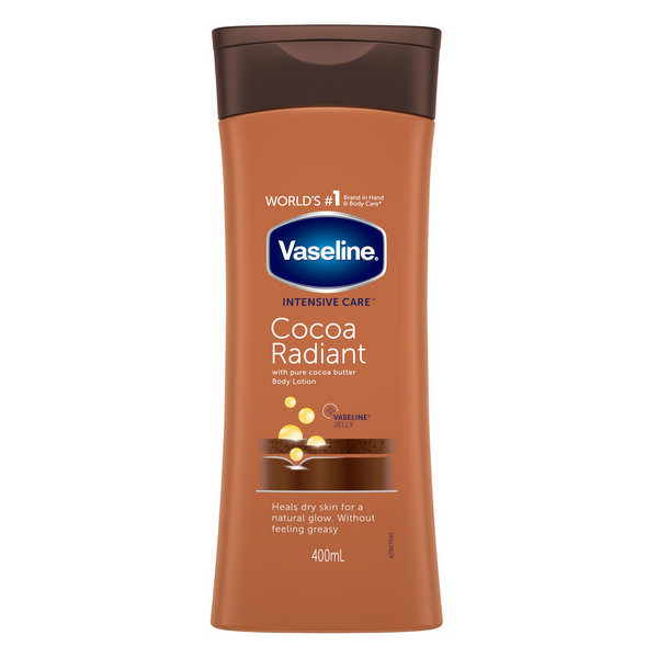 LOÇAO VASELINE COCOA RAD.400ML