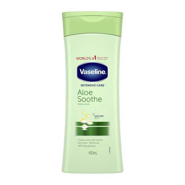 LOÇAO VASELINE ALOE CALM.400ML