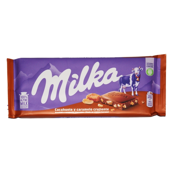 CHOCOLATE MILKA AMENDOIM&CARAM. 90G