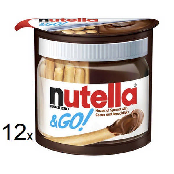 SNACK&GO NUTELLA 12X52G