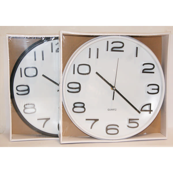 WATCH WALL RED.33CM 24591