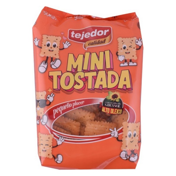 COOKIES TEJEDOR MINI TOSTADA 305G