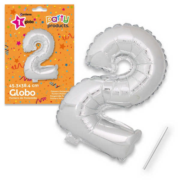 BALLON DEC.PRATA C/V.N2 68455