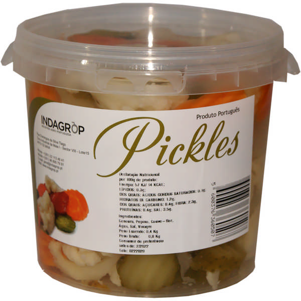 PICKLES INDAGROP MIXED 400G