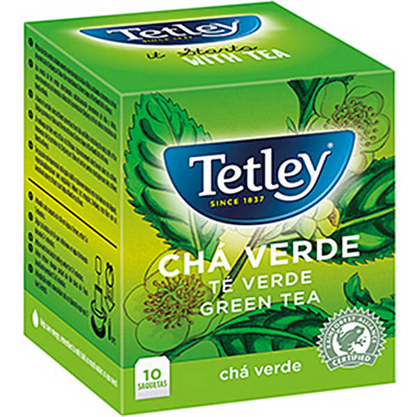 TEA TETLEY GREEN 15G 10SQ.
