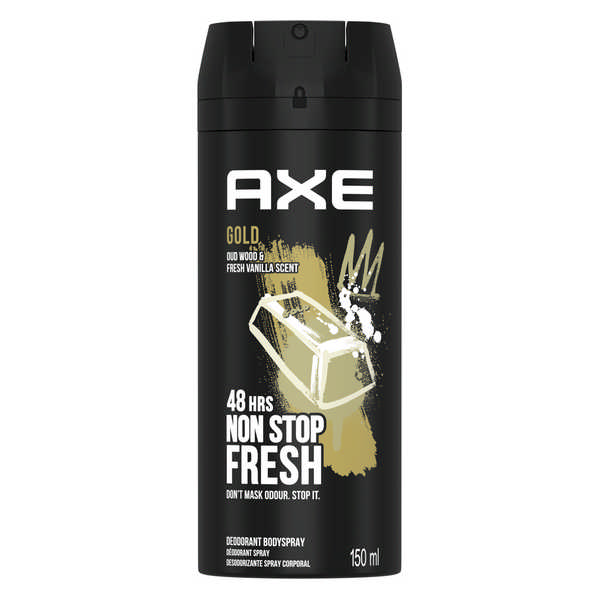 DEODORANT AXE SPR GOLD 150ML