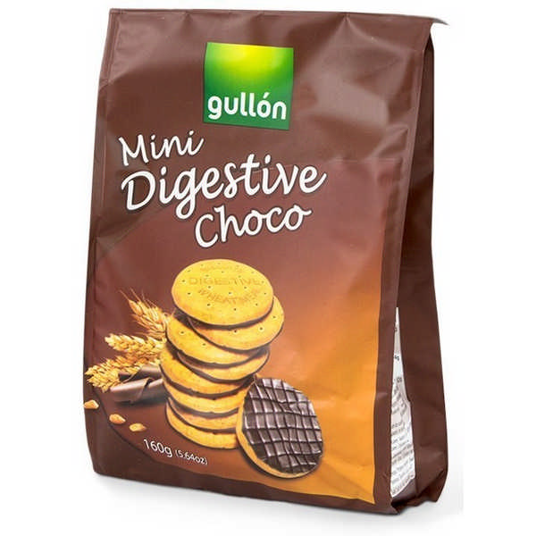 COOKIES GULLON MINI DIG.CHOCO 160G