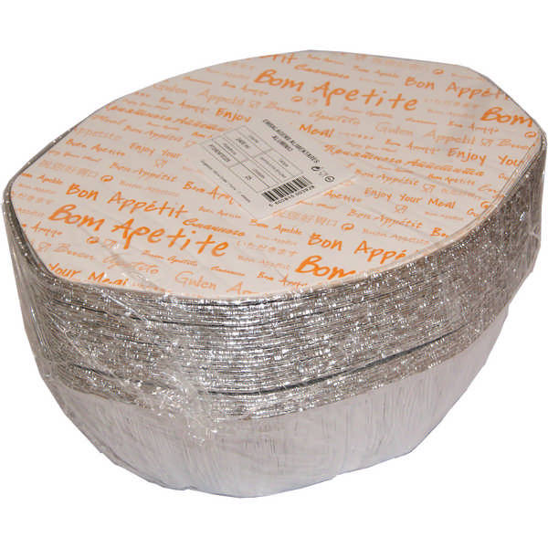 CONTAINER ALUM.OVAL C/T.2