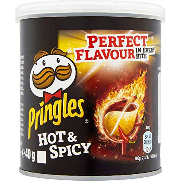 SN/BAT.PRINGLES HOT&SPICY 40G