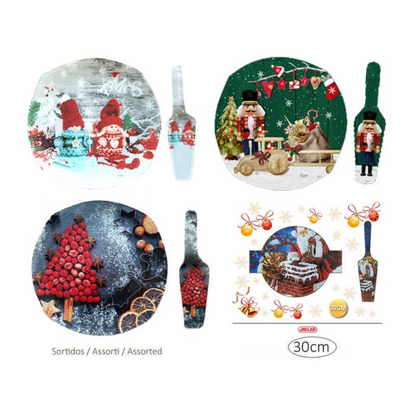 DISH VID.C/ESP.NATAL 30CM S8A