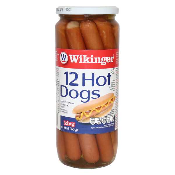SAUSAGES WIKINGER H-DOG 12UN 1