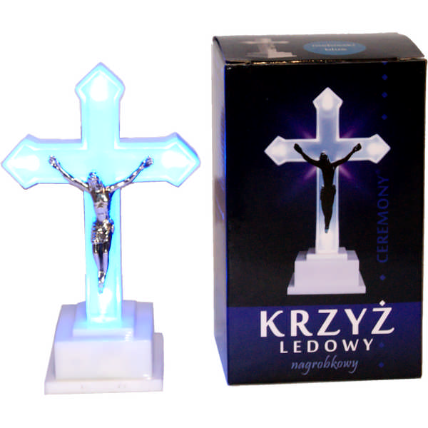 CRUZ ELET.LED AZUL/BRANCA
