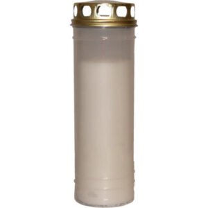 CEMETERY CANDLE 80LL 80/24 WHITE
