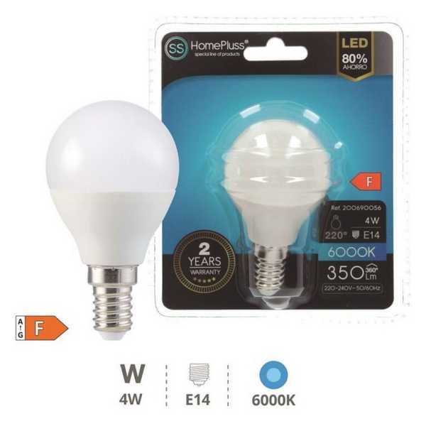 LIGHT BULB H/P.ESF.LED E14-4W 6000k