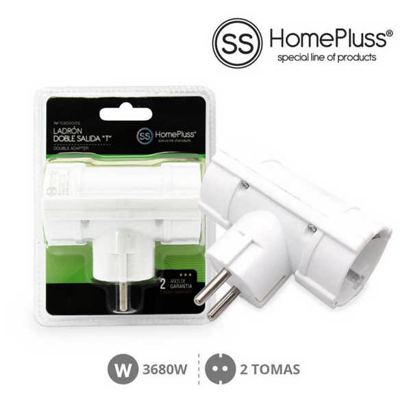 ADAPTER TOM. DUP.T/SCHUKO BR.H/PL