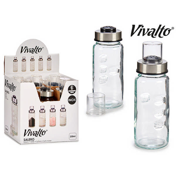 SALT DISPENSER GLASS 230ML 78702