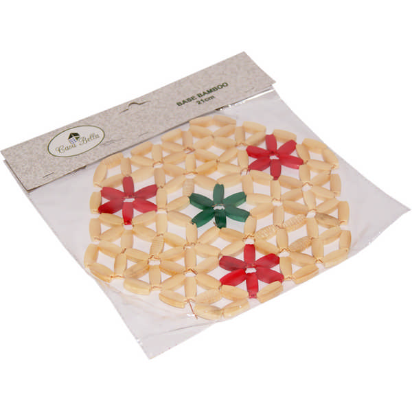 BASE BAMBU RED.21CM 1004115