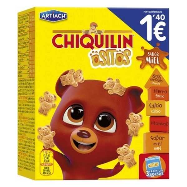 COOKIES CHIQUILIN URSOS HONEY 120G