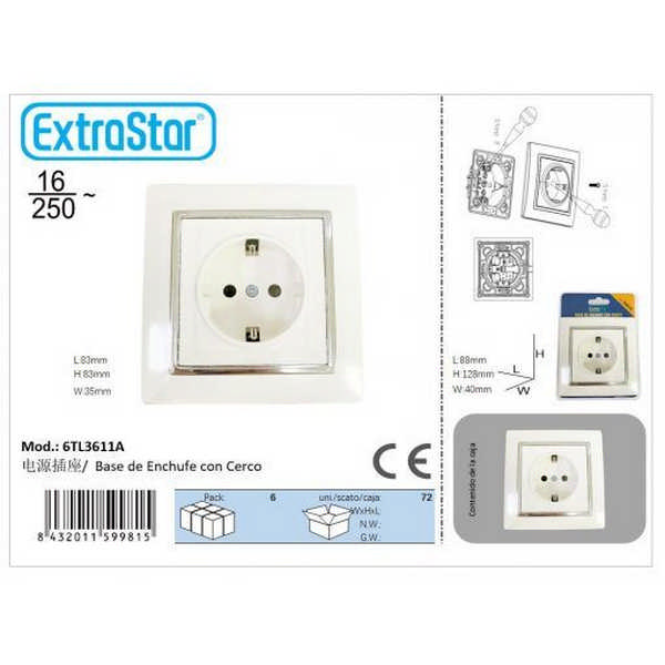 TOMADA WALL E/STAR 6TL3611A