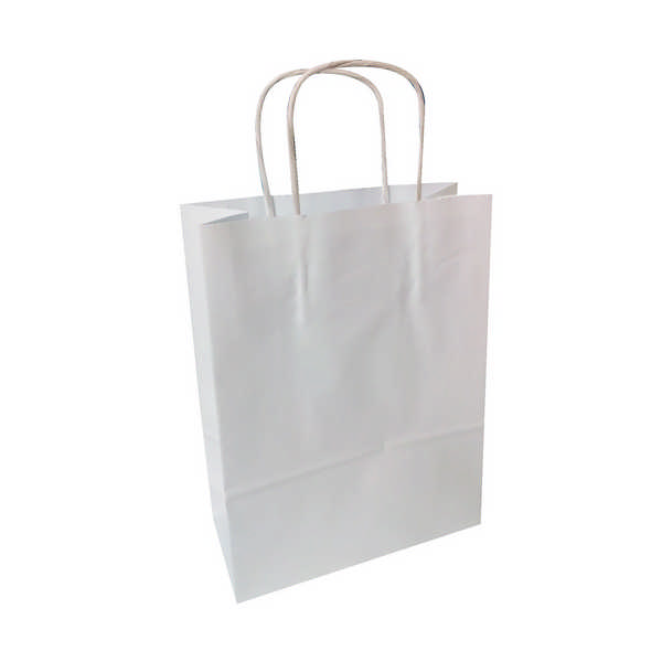 BAG PAPER 18X8X24CM WHITE