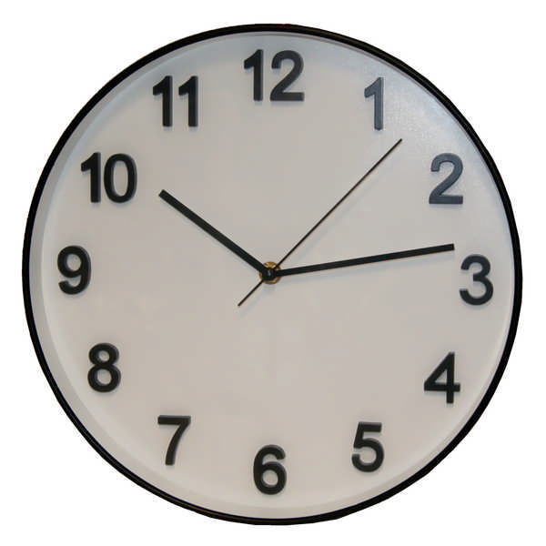 WATCH WALL RED.31CM 105823