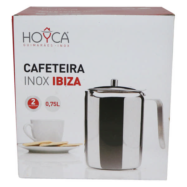 CAFETEIRA INOX IBIZA 75CL C075