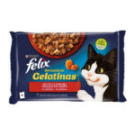 FELIX CAT SENS.GEL.CARNES 4X85G