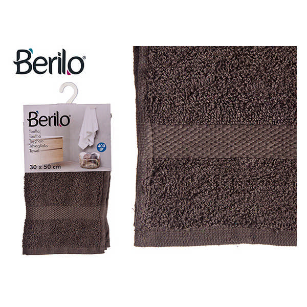 TOALHA FELPO CINZ.30X50 89668